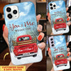 Christmas You And Me We Got This Winter Season Truck Personalized Couple Phone case NVL08NOV22CT1 Silicone Phone Case Humancustom - Unique Personalized Gifts Iphone iPhone 14