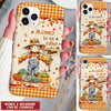 Fall Season Scarecrow - Gift For Grandma Pumpkin Personalized Phone Case NVL09AUG23KL3