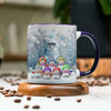 Christmas Blue Vibe Snowman Grandma Mom Colorful Kids Personalized Accent Mug NVL09NOV23VA2 Accent Mug HumanCustom - Unique Personalized Gifts Made Just for You