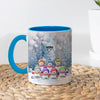 Christmas Blue Vibe Snowman Grandma Mom Colorful Kids Personalized Accent Mug NVL09NOV23VA2 Accent Mug HumanCustom - Unique Personalized Gifts Made Just for You