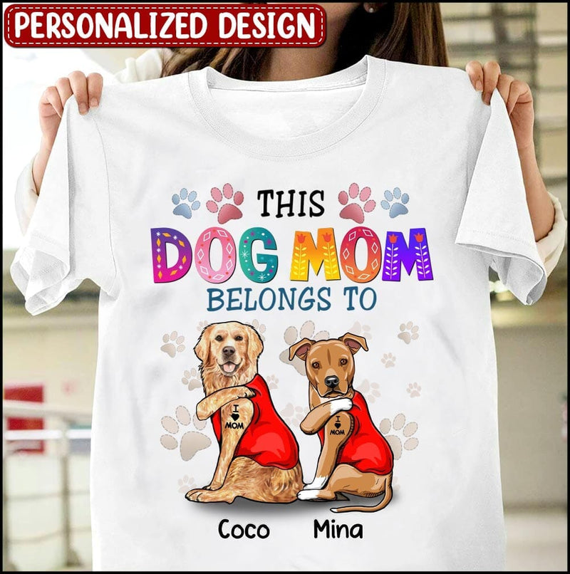 World's Best Dog Mom - Custom T-shirt Dog Lover Gifts