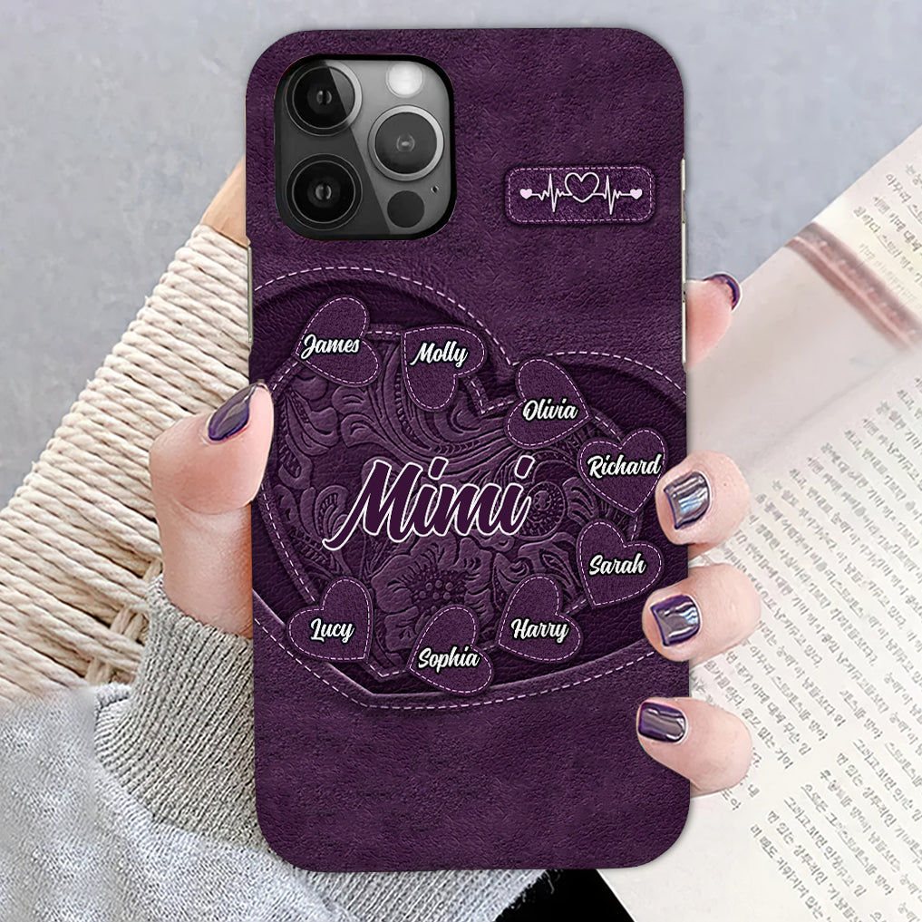 Grandma's Little Sweethearts - Personalized Phone case NVL10MAY24TT1