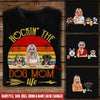 Personalized Rockin' Dog Mom Life Dog Breeds Standard T-Shirt NVL12JUL21TP1 Gearment S Black