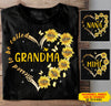 Personalized Blessed To Be Called Grandma Sunflower T-shirt NVL13AUG21DD2 Apparel FantasyCustom