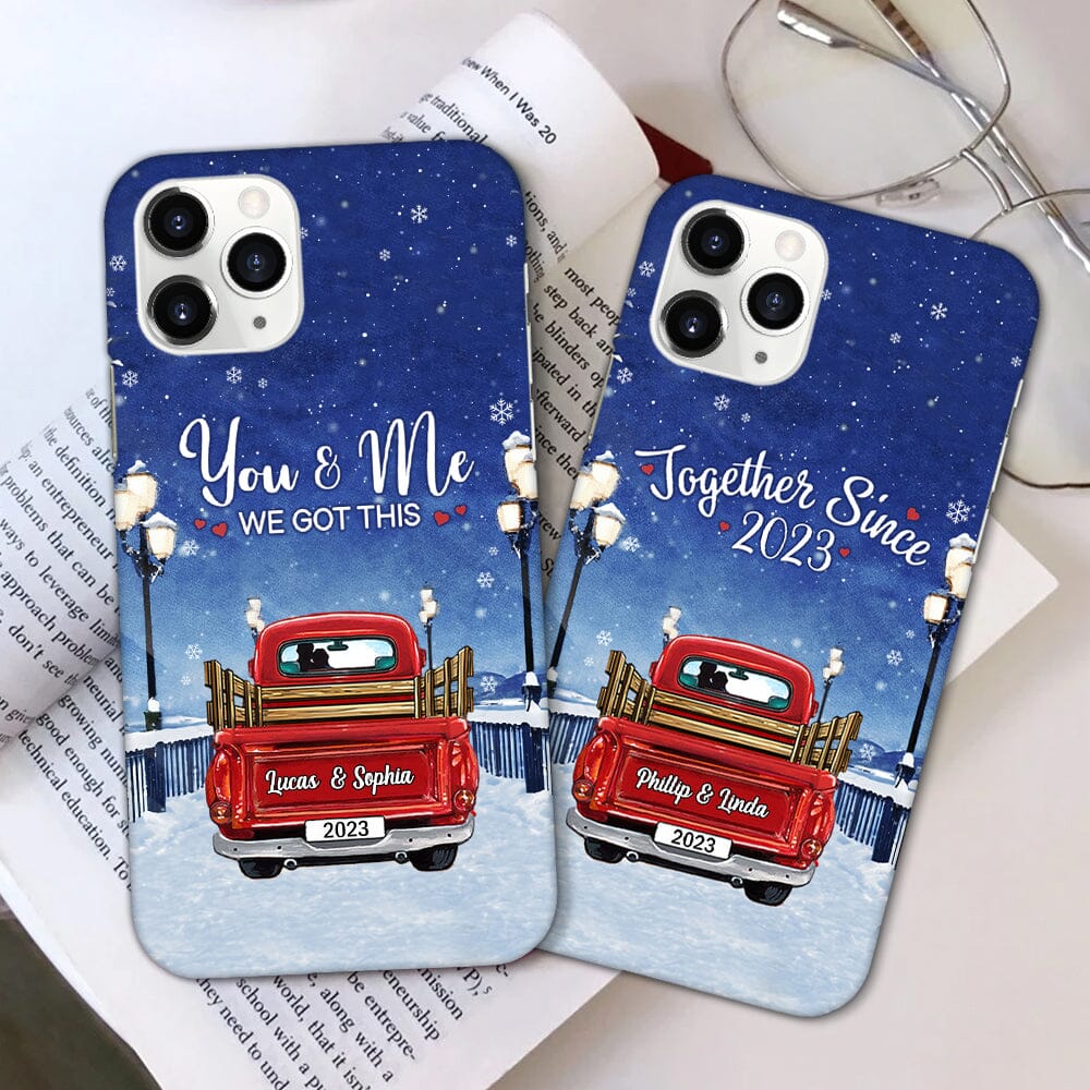 You & Me We Got This - Christmas Gift For Husband Wife, Anniversary Couple Personalized Phone case NVL13NOV23KL3 Silicone Phone Case HumanCustom - Unique Personalized Gifts Made Just for You Iphone iPhone 15 