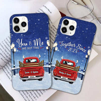 You & Me We Got This - Christmas Gift For Husband Wife, Anniversary Couple Personalized Phone case NVL13NOV23KL3 Silicone Phone Case HumanCustom - Unique Personalized Gifts Made Just for You Iphone iPhone 15