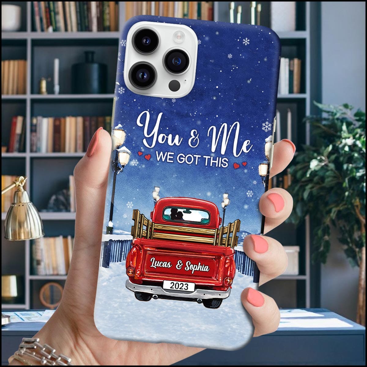 You & Me We Got This - Christmas Gift For Husband Wife, Anniversary Couple Personalized Phone case NVL13NOV23KL3 Silicone Phone Case HumanCustom - Unique Personalized Gifts Made Just for You 