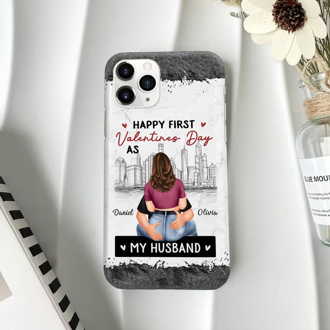 You Are My Valentine Everyday - Couple Personalized Phone case - Valentine Gift For Husband Wife, Anniversary, First Valentines Together NVL15DEC23VA2 Silicone Phone Case HumanCustom - Unique Personalized Gifts Made Just for You 