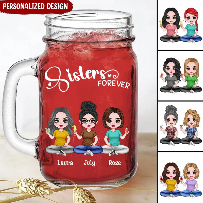 There No Greater Gift Than Friendship - Personalized Mason Jar Cup With  Straw