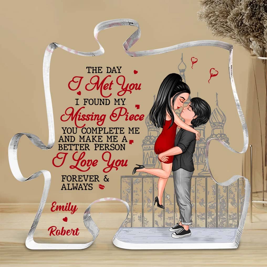 I Love You Forever And Always - Couple Personalized Shaped Acrylic Plaque - Gift For Husband Wife, Anniversary NVL16OCT23TT3 Acrylic Plaque HumanCustom - Unique Personalized Gifts Made Just for You 