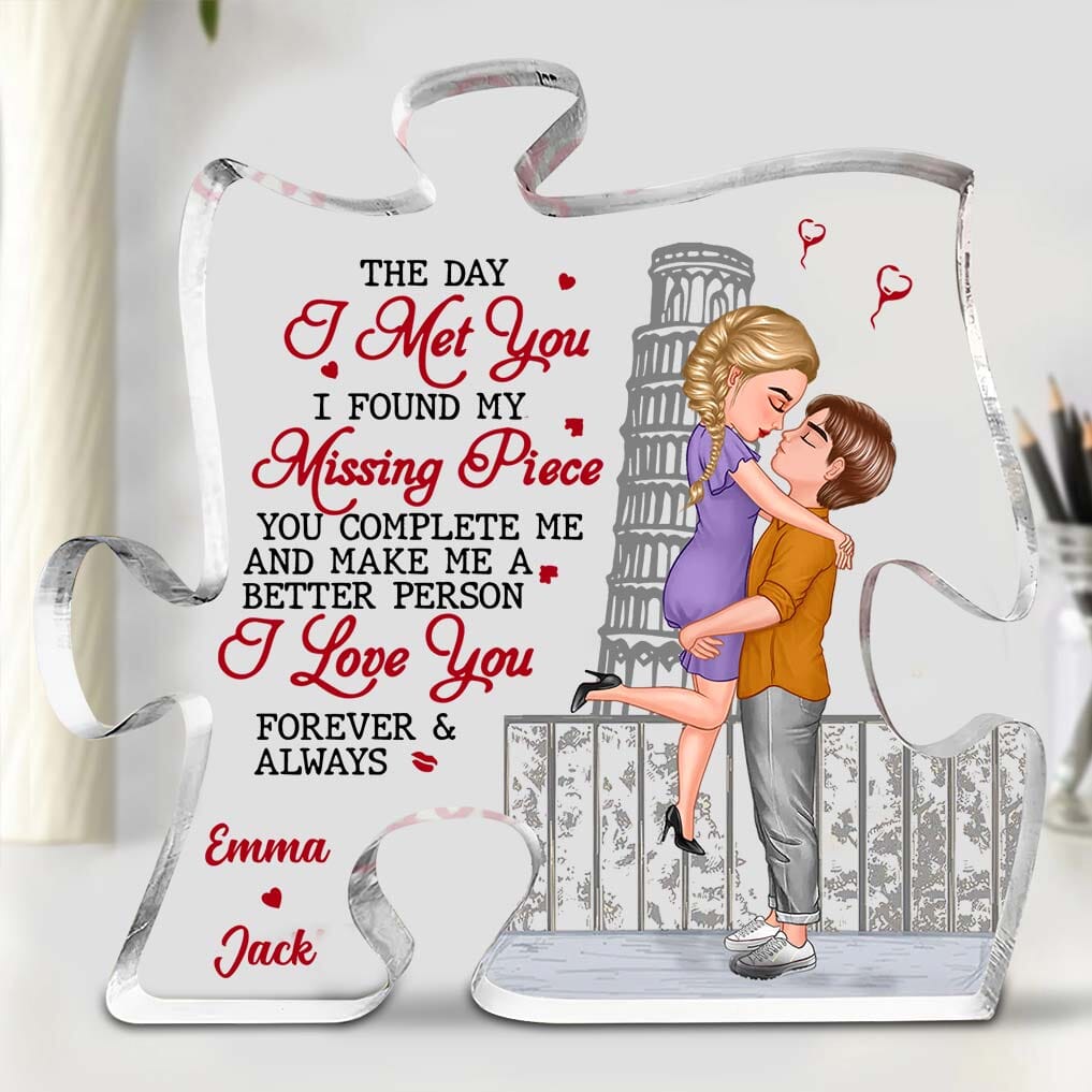 I Love You Forever And Always - Couple Personalized Shaped Acrylic Plaque - Gift For Husband Wife, Anniversary NVL16OCT23TT3 Acrylic Plaque HumanCustom - Unique Personalized Gifts Made Just for You 