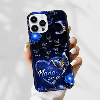 Butterflies Blessed to be called Nana Mimi Grandma Personalized Phone case NVL17AUG23TT4