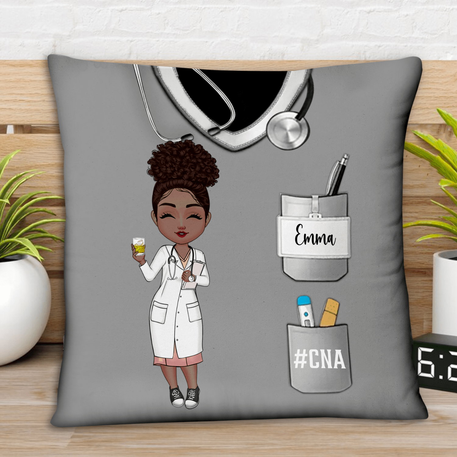 Nurse Life Pretty Doll Nurse Personalized Pillow NVL18OCT23KL1 Pillow HumanCustom - Unique Personalized Gifts Made Just for You 