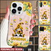 Personalized Blessed To Be Called Grandma Gnome Sunflower Honey Bee Phone case NVL19DEC22TT1 Silicone Phone Case Humancustom - Unique Personalized Gifts