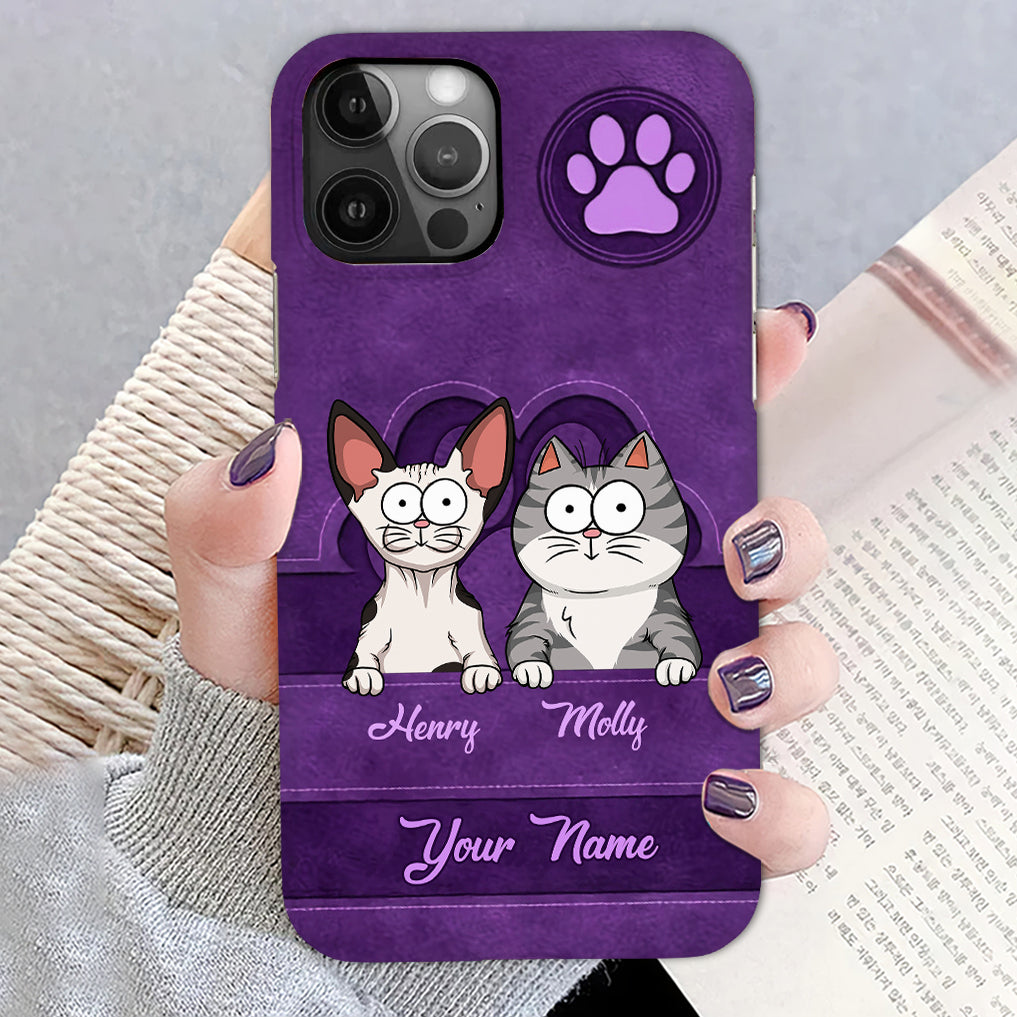 Cute Puppy Pet Dog Pawprint Colorful Leather Pattern Personalized Phone Case NVL19JUN24TT2