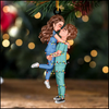 Acrylic Ornament, Couple Portrait, Firefighter, Nurse, Police Officer, Military, Chef, EMS, Flight, Teacher, Gifts by Occupation Personalized NVL19SEP23KL2