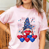 Personalized 4th Of July Gnome Grandma Mimi Mom With Heart kids Shirt NVL20APR24KL2