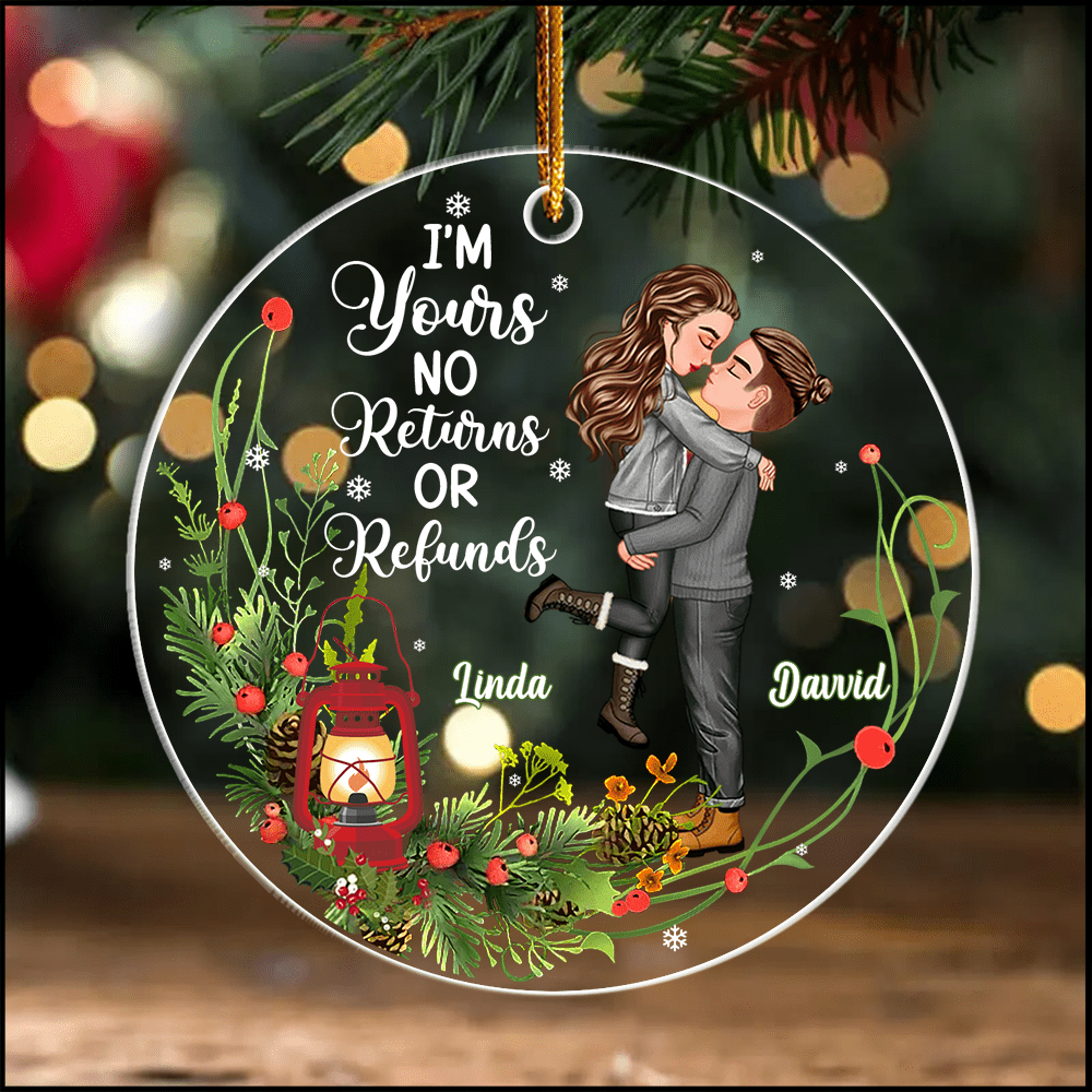 You & Me We Got This - Christmas Couple Personalized Acrylic Ornament NVL21NOV23KL1 Acrylic Ornament HumanCustom - Unique Personalized Gifts Made Just for You 