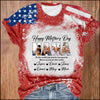 Unique Upload Photo Gift For Nana Mom, Happy Mother's Day To Our World Personalized 3D T-shirt NVL22APR24TT1