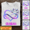 Personalized Blessed To Be Called Butterfly Heart And Infinity T-shirt NVL23AUG21TT2 T-Shirt Humacustom - Unique Personalized Gifts