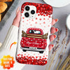 Sweet Couple Red Truck Loads Of Love, Anniversary Valentine Gift For Him For Her Personalized Phone Case NVL23DEC22CT1 Silicone Phone Case Humancustom - Unique Personalized Gifts Iphone iPhone 14