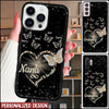 Personalized Blessed To Be Called Nana Butterfly Heart Infinity Love Phone case NVL23JUL21TT1 Silicone Phone Case FUEL