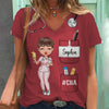 Nurse Life Pretty Doll Nurse Personalized V-neck 3D T-shirt NVL24JUL23KL3