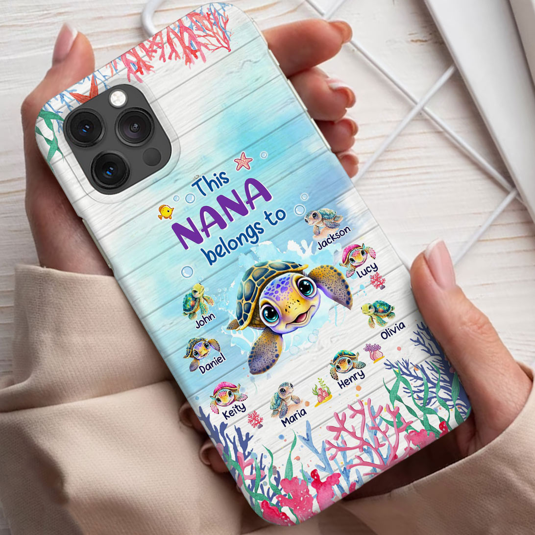 This Grandma Belongs To - Family Personalized Custom Phone Case - Gift For Grandma NVL24JUN24VA1