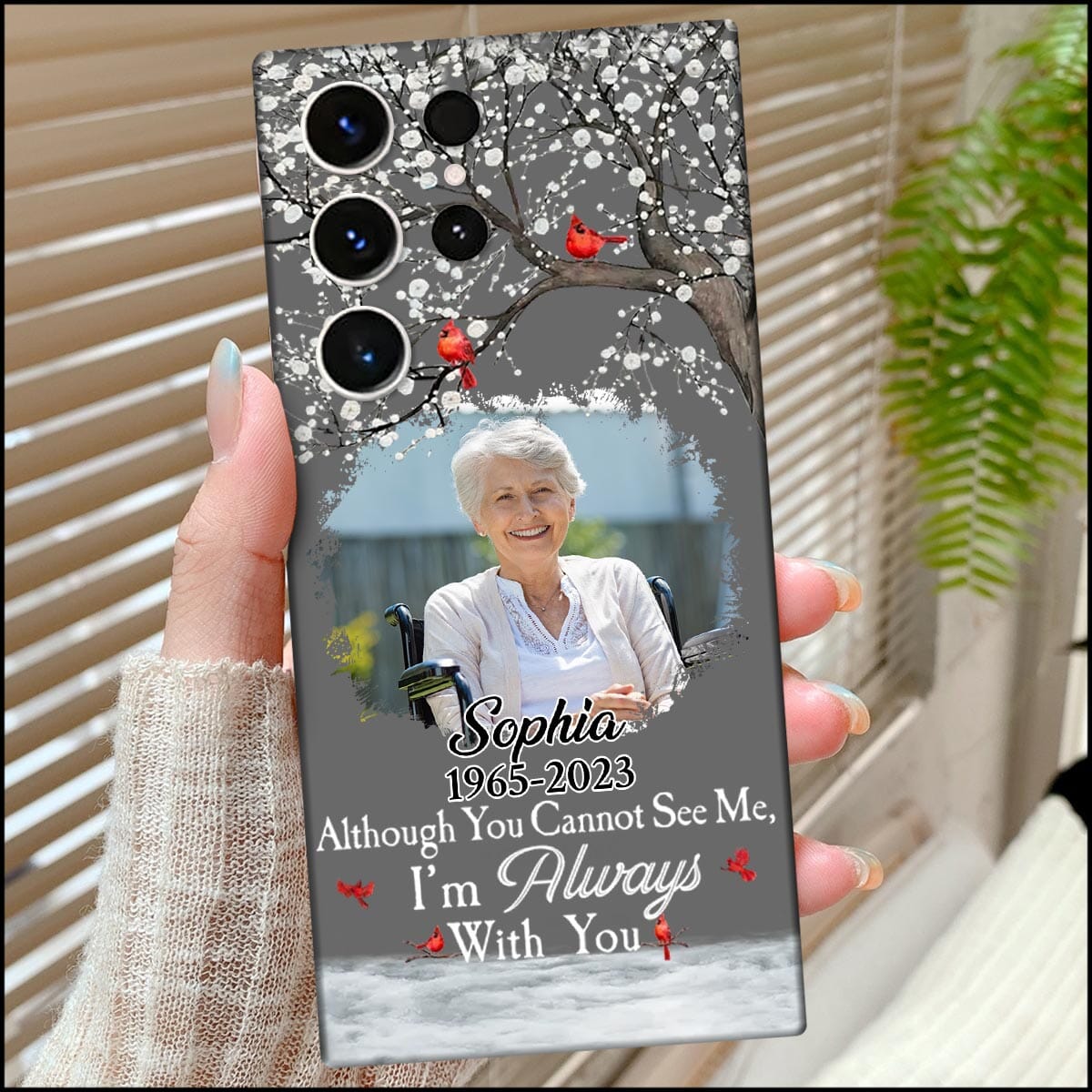 I'm Always With You - Custom Photo Personalized Phone Case NVL24OCT23NA1 Silicone Phone Case HumanCustom - Unique Personalized Gifts Made Just for You 