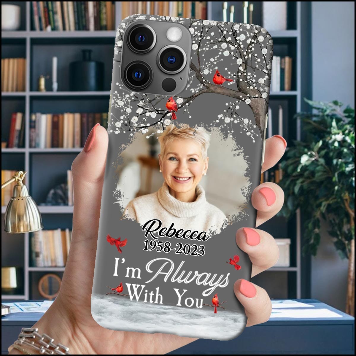 I'm Always With You - Custom Photo Personalized Phone Case NVL24OCT23NA1 Silicone Phone Case HumanCustom - Unique Personalized Gifts Made Just for You Iphone iPhone 15 