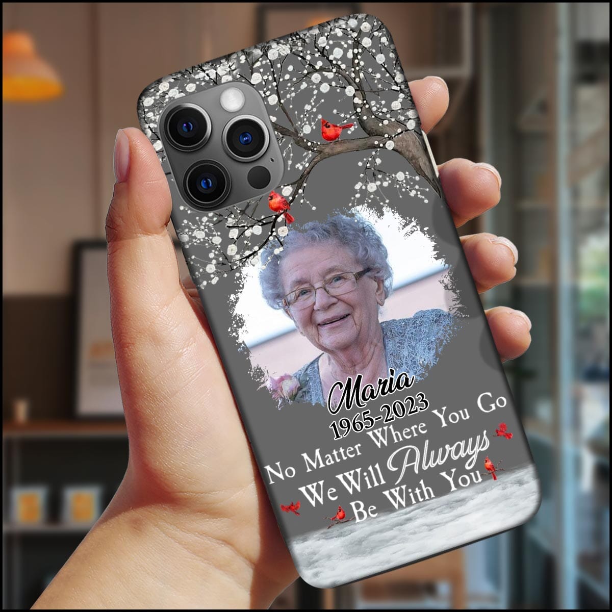 I'm Always With You - Custom Photo Personalized Phone Case NVL24OCT23NA1 Silicone Phone Case HumanCustom - Unique Personalized Gifts Made Just for You 