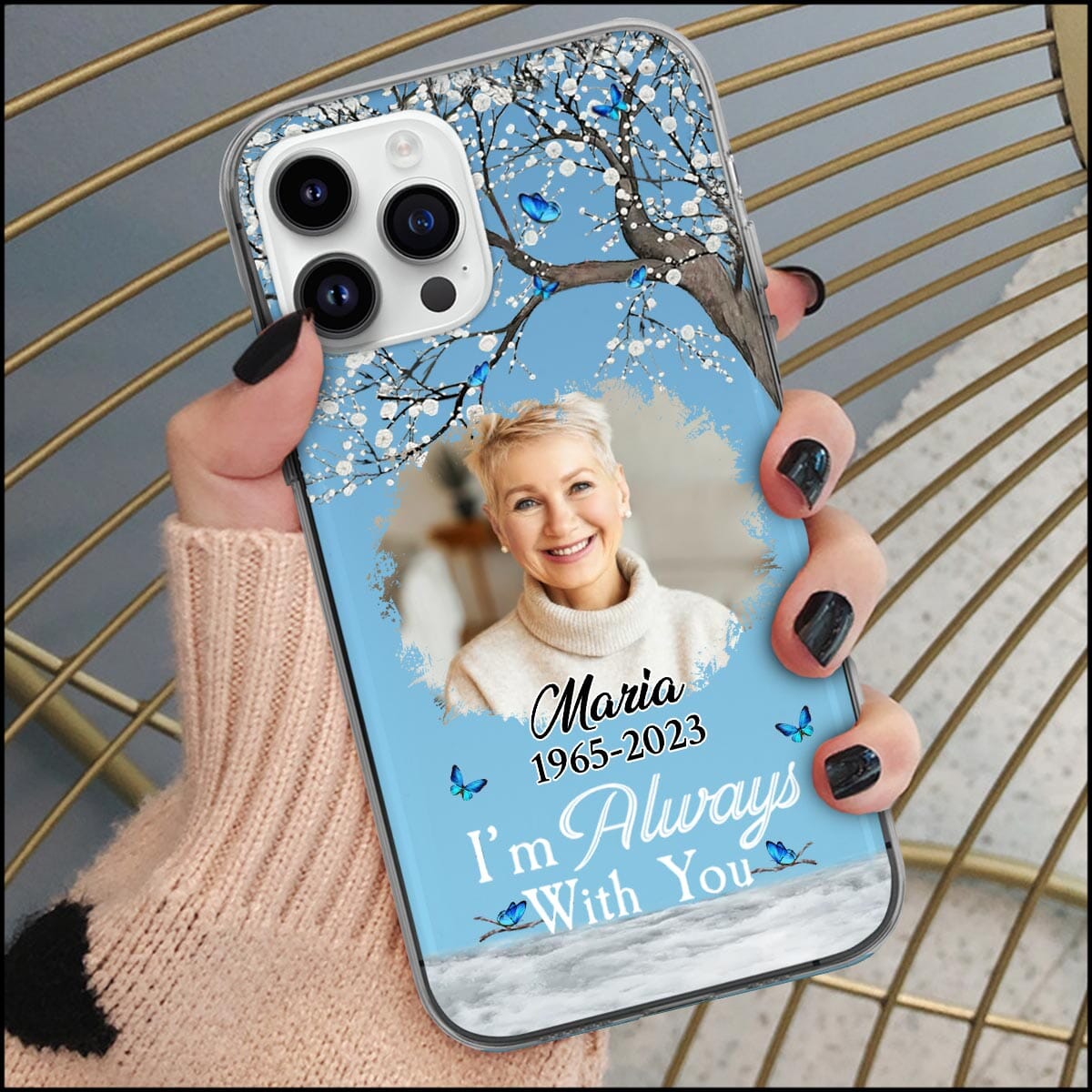 I'm Always With You - Custom Photo Personalized Phone Case NVL24OCT23NA2 Silicone Phone Case HumanCustom - Unique Personalized Gifts Made Just for You 