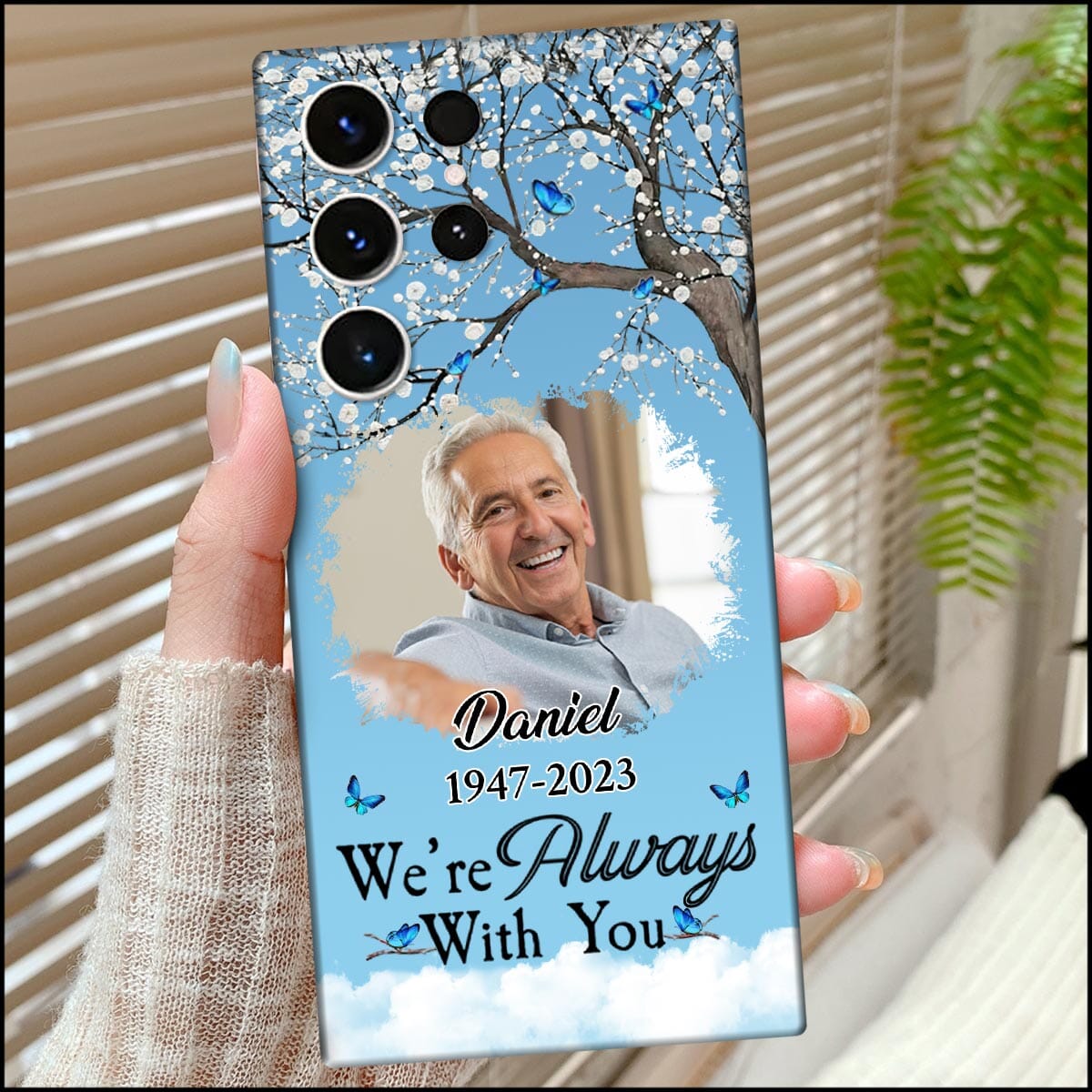 I'm Always With You - Custom Photo Personalized Phone Case NVL24OCT23NA2 Silicone Phone Case HumanCustom - Unique Personalized Gifts Made Just for You 