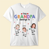 Custom Photo This Daddy Belong To - Gift For Dad, Grandpa, Papa - Personalized Shirt NVL25APR24KL2