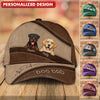 Dog Dad Personalized Custom Cap - Gift For Pet Owners, Pet Lovers NVL25APR24TP3