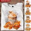 Grandma Mom Pumpkin Spice Latte Personalized Shirt NVL25JUL23NY1