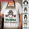 Personalized Mom Grandma Great - Grandma Messy Bun Leopard Apron NVL25MAR22CT1 Apron Humancustom - Unique Personalized Gifts