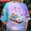 Grandma Mom Truck Hippie Butterfly Kids Personalized 3D T-shirt NVL25MAR24NY2