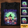 Halloween Grandma Mom On Stair Kid Personalized Shirt NVL26AUG23VA2