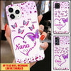Personalized Blessed To Be Called Grandma Butterfly Phone case NVL26JUL21TT2 Phonecase FUEL