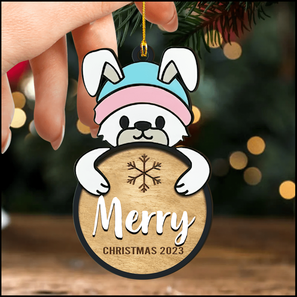 Christmas Character Personalized Wood Shape Ornament NVL27OCT23KL1 Wood Custom Shape Ornament HumanCustom - Unique Personalized Gifts Made Just for You 