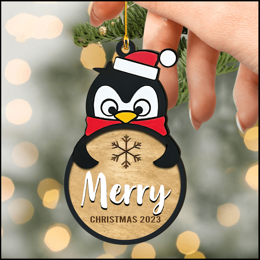 Christmas Character Personalized Wood Shape Ornament NVL27OCT23KL1 Wood Custom Shape Ornament HumanCustom - Unique Personalized Gifts Made Just for You 