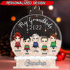 My Grandkids 2022 - Personalized Ornament - Christmas, New Year Gift For Grandkids, Grandparents NVL28NOV22TP1 Acrylic Ornament Humancustom - Unique Personalized Gifts Pack 1