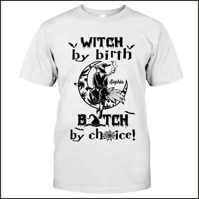 Witch Weed On The Srescent Moon Witch By Birth Personalized Shirt NVL29AUG23TT3