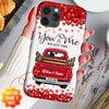 Sweet Couple On Red Truck, You & Me We Got This Personalized Phone Case NVL29DEC22CT2 Silicone Phone Case Humancustom - Unique Personalized Gifts Iphone iPhone 14