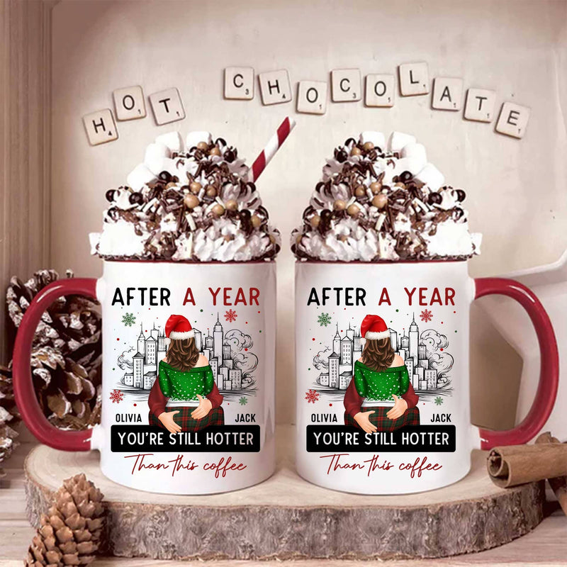 Personalized Mug - Hugging Couple Christmas - All I Want For Christmas Is  You - Valentine's Day Gifts, Couple