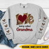 Leopard Plaid Love Being Called Grandma Sweet Heart Kids Personalized 3D Sweater NVL30JAN23TT1 2D Sweatshirt Humancustom - Unique Personalized Gifts S Sweater