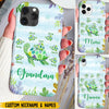 Turtle Grandma Auntie Mom Kids Personalized Phone Case NVL30JUN23VA1