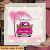 Together Since Personalized Heart Tree Truck Couple Light Up Shadow Box NVL30NOV22CT1 Light Up Shadow Box Humancustom - Unique Personalized Gifts 10" x 10" Print Only White