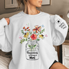 Family Gifts - Love flower Love - Gifts For Mom, Grandma, Mother's Day Gifts - Personalized Sweatshirt NVL30NOV23KL1